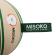 MISOKO игрушка для собак, мяч надувной, в форме баскетбольного мяча, белый с зеленым, 18.5 см - 1