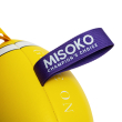 MISOKO игрушка для собак, мяч надувной, в форме мяча для регби, фиолетовый с желтым, 41 см - 1