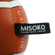 MISOKO&amp;CO Іграшка для собак, м&#039;яч надувний, у формі м&#039;яча для регбі, коричневий, 41 см - 1