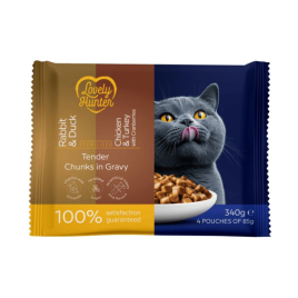Lovely Hunter Sterilised Cats Set Adult Сет влажного корма для стерилизованных кошек, 4x85 г