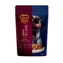 Lovely Hunter Adult Beef &amp; Lamb Влажный корм для взрослых собак с говядиной и ягненком, 500 г