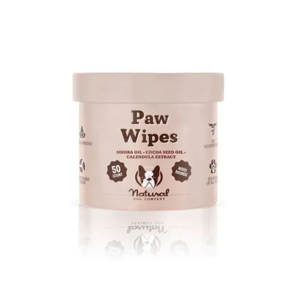 Natural Dog Company Paw Wipes Салфетки для очищения лап собак, 50 шт
