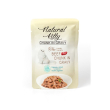 Natural Kitty Chunk in Gravy Chicken, Tuna with Beef Вологий корм для котів курка, тунець і яловича печінка у соусі, 85 г