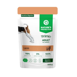 Nature's Protection Prime Sensitive Digestion Adult Dogs Lamb Влажный корм для собак с чувствительным пищеварением с ягненком, 500 г
