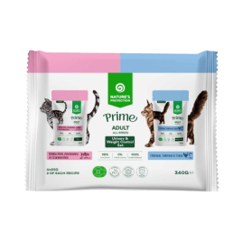 Nature's Protection Prime Multiple Functions Cats Set Adult Сет влажного корма для котов, 4x85 г