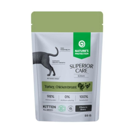 Nature's Protection Superior Care Kitten Grain Free with Turkey and Chicken Breast Влажный корм для котят с индейкой и курицей, 85 г