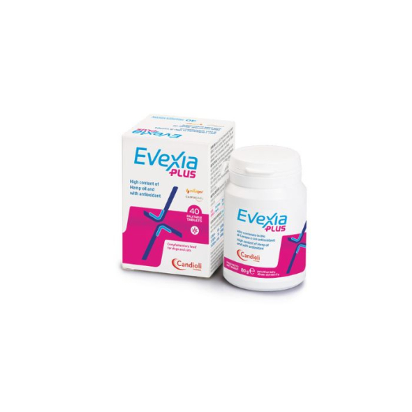 Candioli Evexia Plus (Евексія Плюс) Знеболююча добавка для собак і котів, 40 таблеток