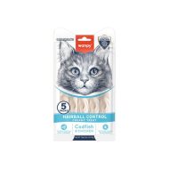 Wanpy Functional Creamy Treat Hairball Control Кремовое лакомство для котов с курятиной и треской для выведения комочков шерсти, 5 шт. х 14 г
