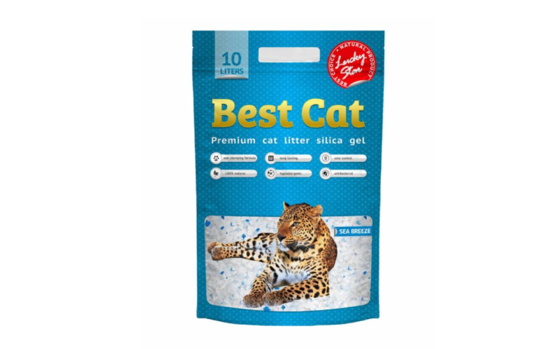 BEST CAT Наповнювач для котячого туалету силікагелевий М'ята 10 л