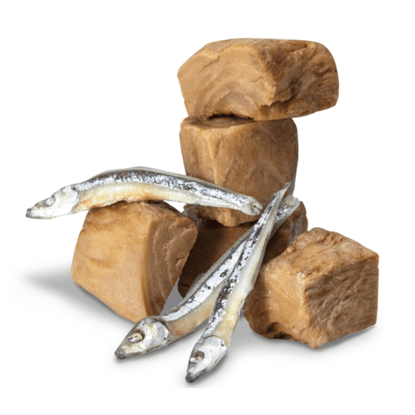 Natural Kitty Meaty Cube Tuna &amp; Anchovy Ласощі-Кубики з тунця та анчоусів для собак і котів 60 г - 1