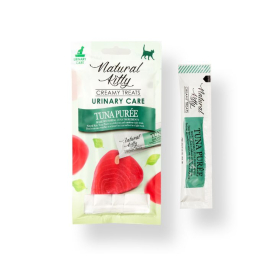 Natural Kitty Functional Creamy Treat Urinary Care Кремовое лакомство с тунцем для кошек 4 шт. по 12 г