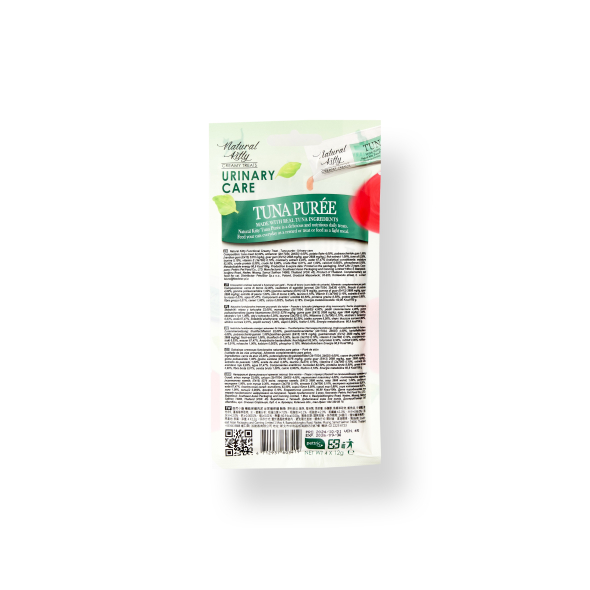 Natural Kitty Functional Creamy Treat Urinary Care Кремові ласощі з тунцем для котів 4 шт. по 12 г - 1