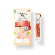 Natural Kitty Functional Creamy Treat Weight Control Кремовое лакомство с курицей для кошек 4 шт. по 12 г