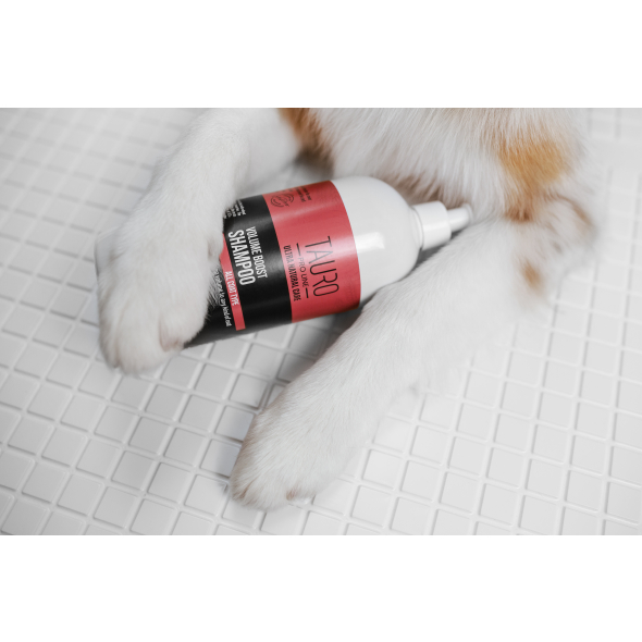 Шампунь для надання об&#039;єму шерсті собак та котів TAURO PRO LINE Ultra Natural Care Volume Boost Shampoo, 1000 мл - 2