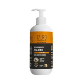 Tauro Pro Line Ultra Natural Care Repair and Nourish Shampoo Шампунь восстановление и питание для кожи и шерсти собак и кошек, 400 мл