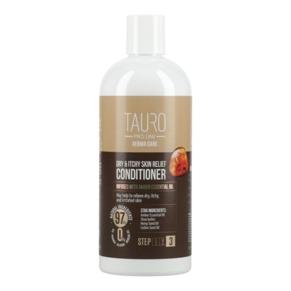 Tauro Pro Line Derma Care Dry &amp; Itchy Skin Relief Conditioner Кондиціонер для усунення сухості і свербежу шкіри для собак і котів, 400 мл