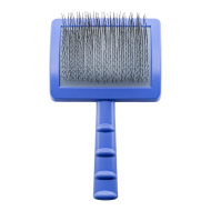 Tauro Pro Line Royal Щетка пластиковая тонкие и мягкие зубчики из нержавеющей стали 25 мм, фиолетовая, большая 17,5 x 10,6 x 6,2 см