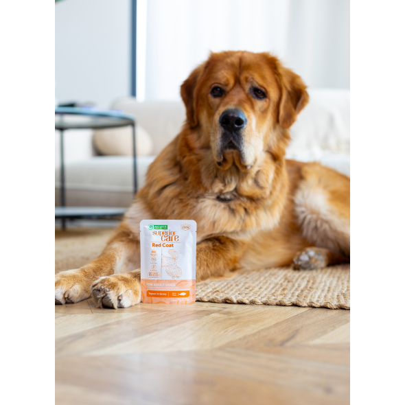 Nature's Protection Superior Care Red Coat Adult Tuna Додатковий вологий корм для собак з рудим забарвленням з тунцем, 70 г - 2