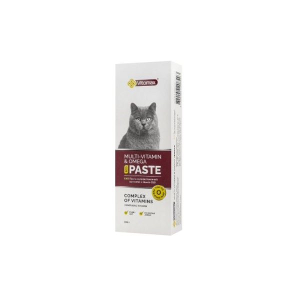 Vitomax Eco Паста мультивітамінна з Омега-3+6 для котів, 100 г - 3