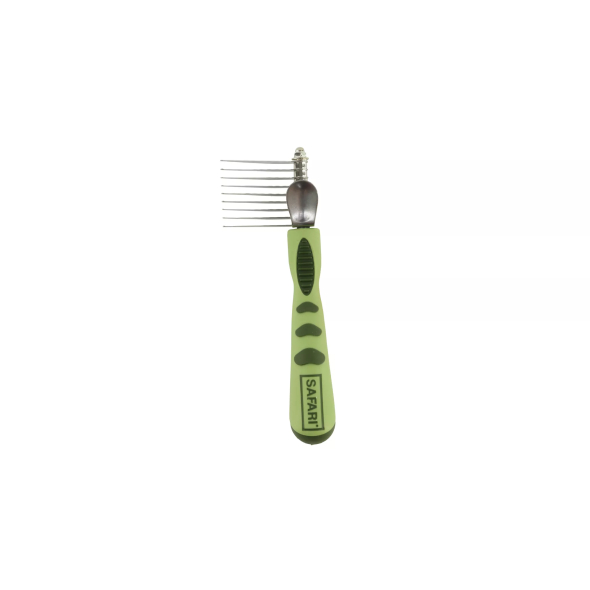Safari Dematting Comb Ковтуноріз прямий для собак та котів, 20 х 6,5 х 3,4 см - 2