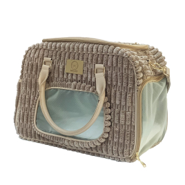 MISOKO&amp;CO дорожня сумка для домашніх тварин, 41.5 x 23 x 28 см, світло-коричнева