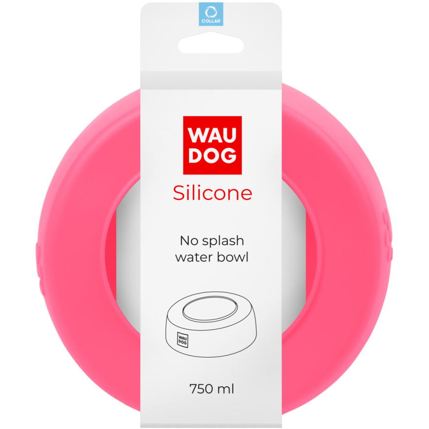 Video WAUDOG Silicone Миска-непроливайка для кошек и собак серая, 750 мл - 1