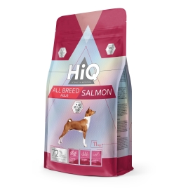 Сухий корм для дорослих собак всіх порід HiQ All Breed Adult Salmon 11 кг